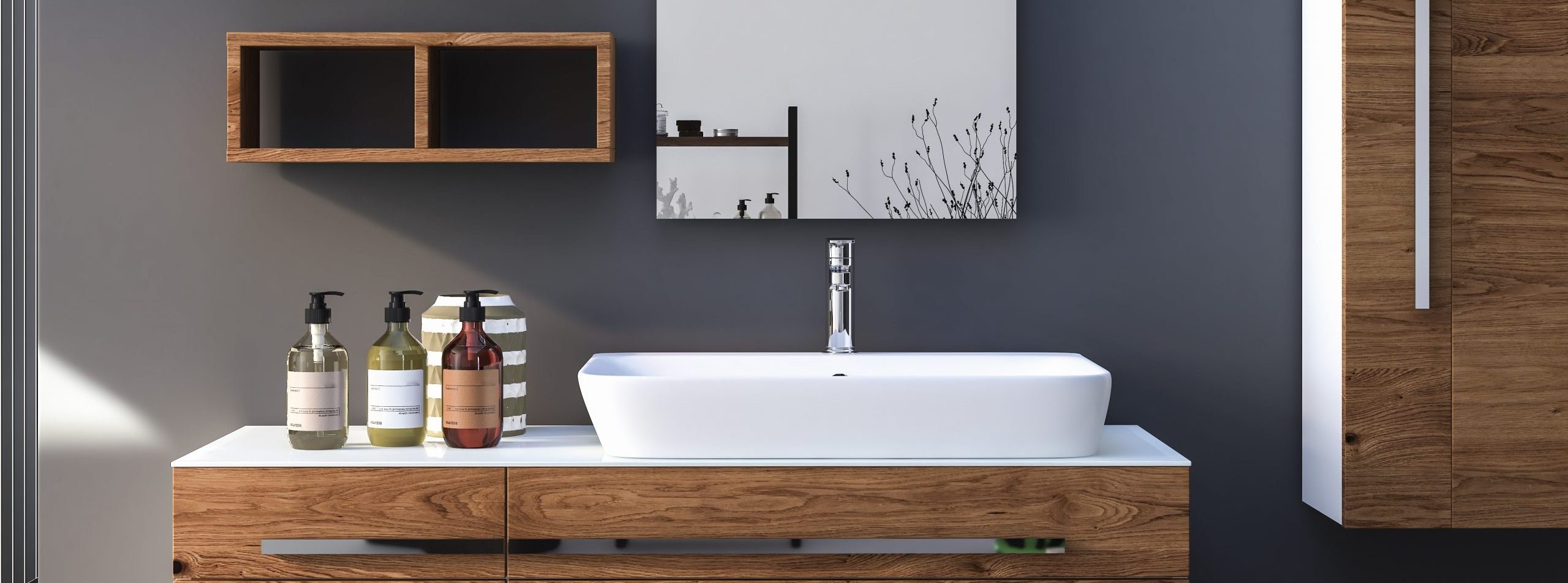 contemporary-minimalist-white-bathroom-interior-and-a-white-bathtub-on-parquet-floor-scandi-style(1)