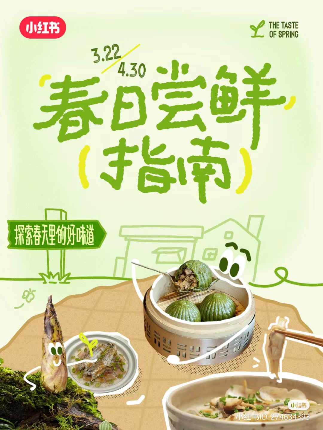 Xiaohongshu alimenti F&B